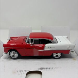 1955 Chevrolet Bel Air Red White 1:24 American Mint Premium Edition Diecast